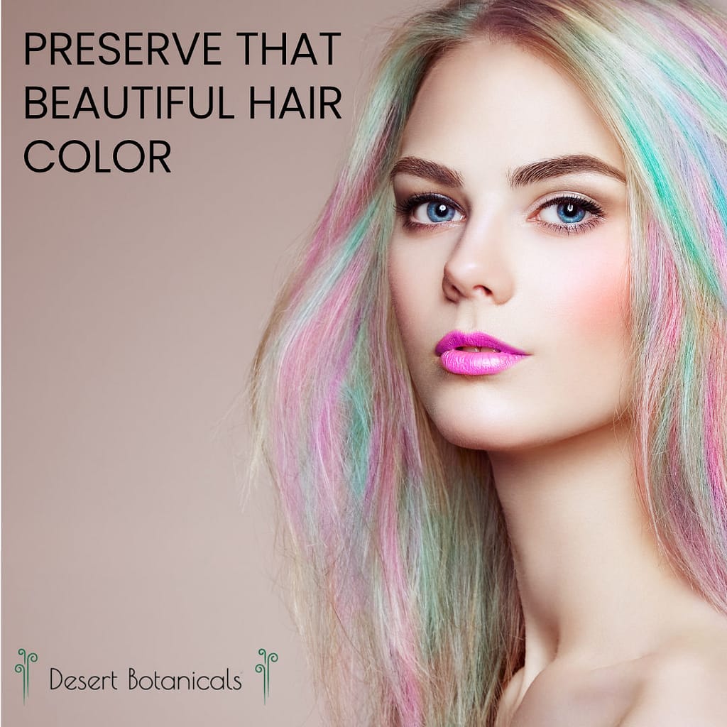 Attractive Model with Rainbow of Pastel Colors Dyed in Hair